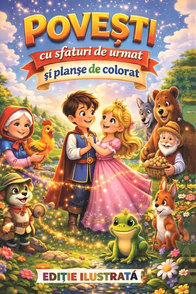 Povesti cu sfaturi de urmat si planse de colorat