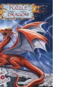 Dragoni. Carte-puzzle cu 24 de piese (contine 5 puzzle)