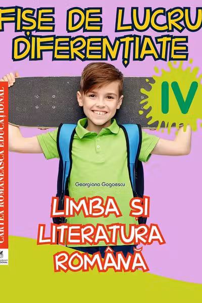Limba română - Clasa 4 - Fișe de lucru diferențiate