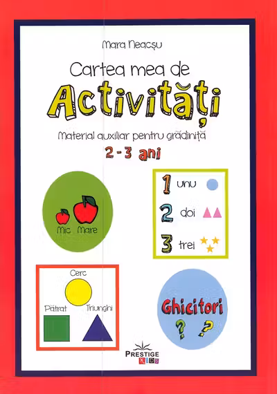 Cartea mea de activități 2-3 ani