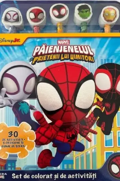 DISNEY MARVEL. PAIENJENELUL SI PRIETENII LUI UIMITORI. SET DE PICTAT SI DE ACTIVITATI