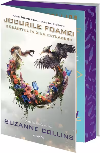 Răsăritul în ziua extragerii (Seria JOCURILE FOAMEI, ediție sprayed edges, 2026), cu supracopertă