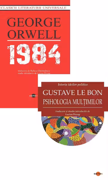 Pachet 2 cărți: 1984 + Psihologia mulțimilor