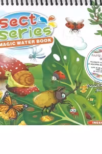 Insect series. Magic Water Book. Carte de colorat cu apa