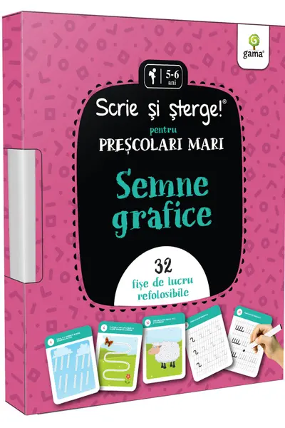 Semne grafice. Prescolari mari