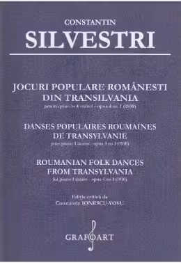 Jocuri populare romanesti din Transilvania pentru Pian la 4 maini Opus 4, numarul 1