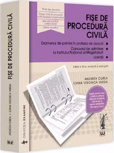 Fișe de procedura civila 2025. Ediția a XII-a, revazuta și adaugita