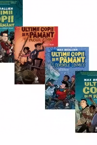 Pachet Ultimii copii de pe Pamant (4 carti): 1.Ultimii copii de pe Pamant, 2. Ultimii copii de pe Pamant si Parada Zombi, 3. Ultimii copii de pe Pamant si Regele Cosmar, 4. Ultimii copii de pe Pamant si terorile cosmice