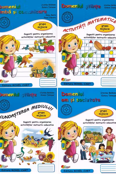 Pachet educațional 4 cărți - Grupa mijlocie
