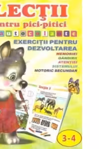 Lectii p/pici-pitici 3-4 cu autocolante