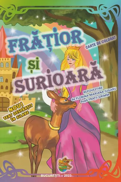 Frăţior şi surioară. Carte de colorat