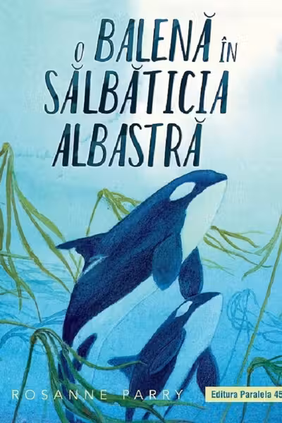 O balena in salbaticia albastra