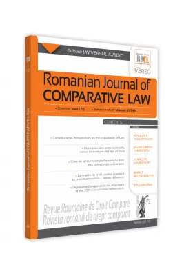 Romanian Journal of Comparative Law nr. 1/2020