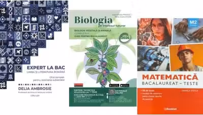 Pachet Bacalaureat 2026. Ghid complet Limba si literatura romana, Matematica M2 Tehnologic si Biologia pe intelesul tuturor Clasele 9-10 - Delia Ambrosie, Daniela Stoica, Maria Ioana Cazan