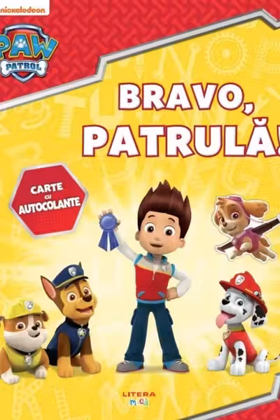 PAW Patrol. BRAVO PATRULA! Carte cu autocolante