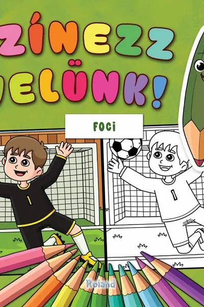 Színezz velünk! Foci