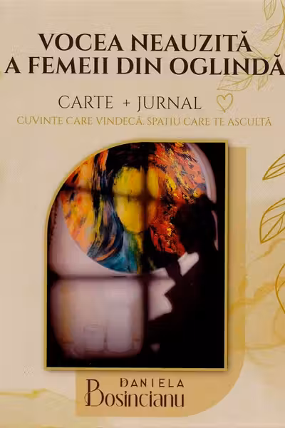 Vocea neauzita a femeii din oglinda. Carte + Jurnal