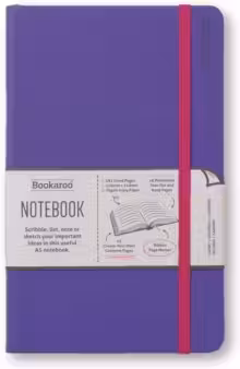 Bookaroo Notebook A5 Journal Purple