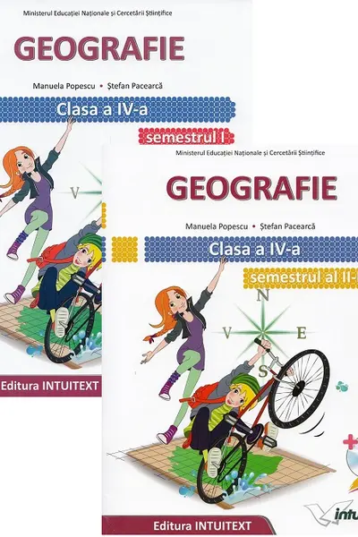 Geografie - Clasa 4 Sem. 1+2 - Manual + CD