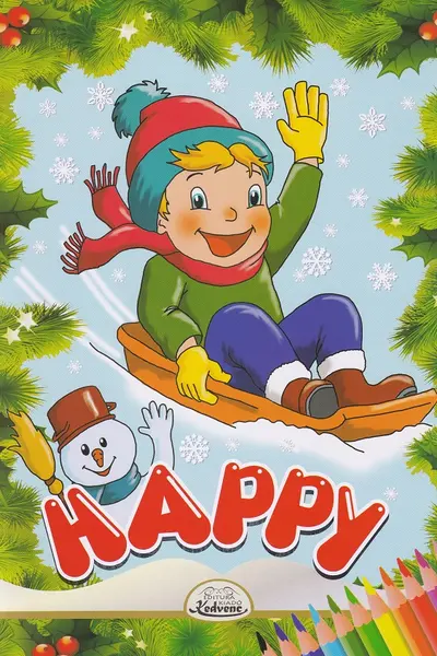 Happy. Carte de colorat
