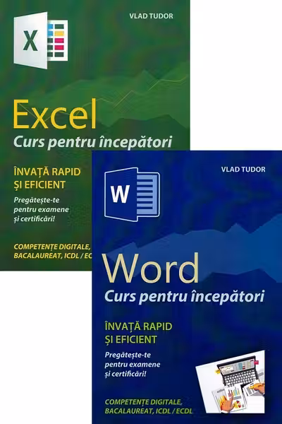 Pachet Excel. Curs pentru începători + Word. Curs pentru începători