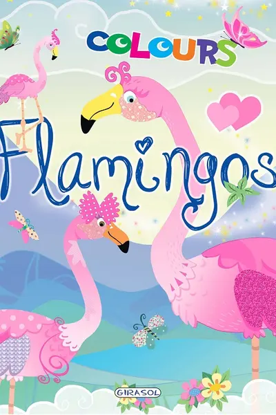Flamingos colours: Bleu
