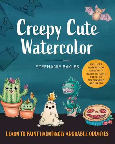Creepy Cute Watercolor