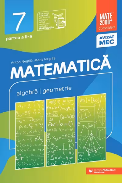 MATE CONSOLIDARE. CLS. VII. PARTEA II. 2025-2026