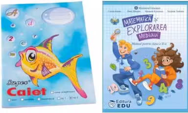 Pachet Caiet tip 2 Pestisor A5, 48 file, Casa Tipografica si Manual Matematica si explorarea mediului pentru clasa a 2-a