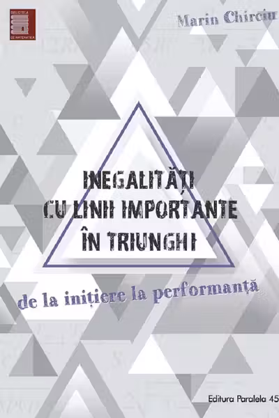 Inegalități cu linii importante în triunghi