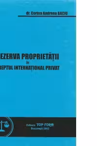 Rezerva proprietatii in dreptul international privat