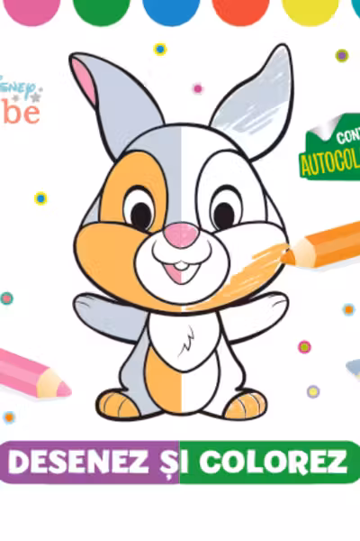 DISNEY BEBE. Desenez si colorez