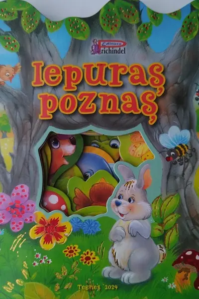 Iepuraș poznaș. Carte decupată