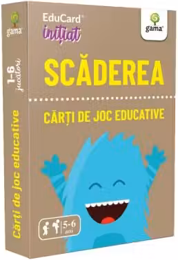 Carti de joc educative. Scaderea