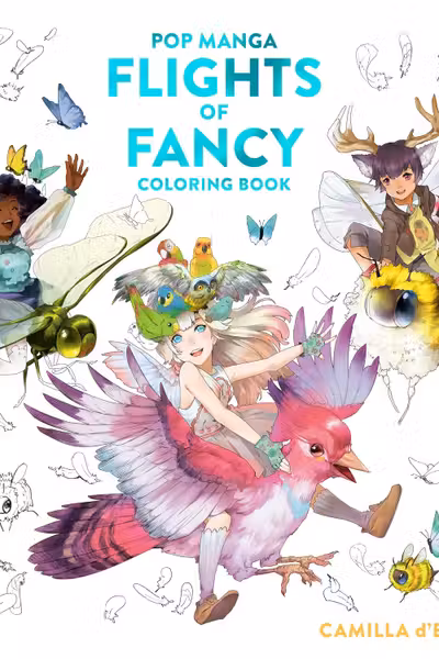 Pop Manga Flights of Fancy Coloring Book