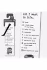 Literary Bookmarks: All I Want in Life…