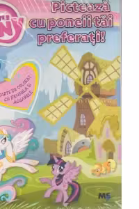 My Little Pony - Picteaza cu poneii tai preferati! (Carte de colorat cu pensula si acuarele)