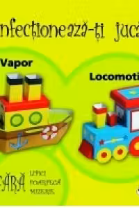 Vapor, locomotiva. Confectioneaza-ti jucarii!