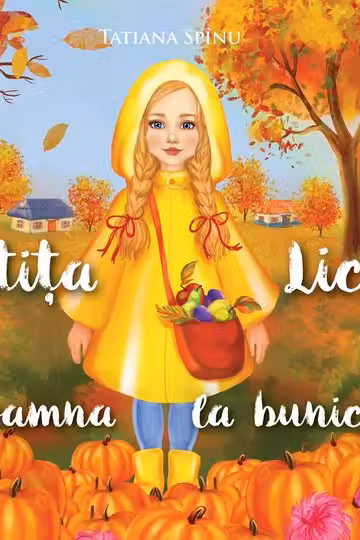 Fetita Lica toamna la bunica
