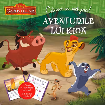 Disney Citesc si ma joc Garda felina Aventurile lui Kion