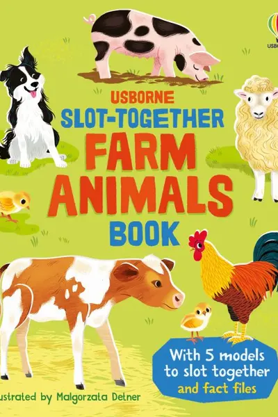 Slot-Together Farm Animals Book