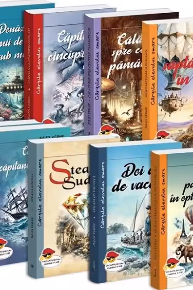Pachet 9 cărți: Jules Verne