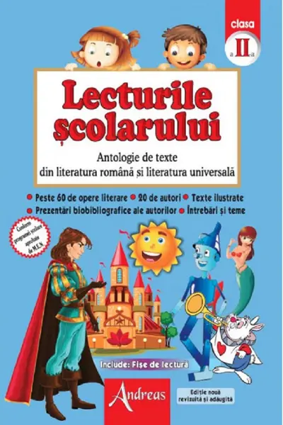 Lecturile scolarului, clasa II (antologie de texte din literatura romana si universal)