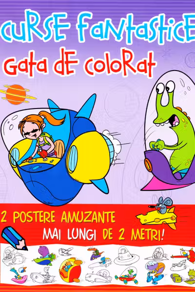 Curse fantastice gata de colorat