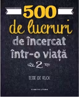 500 DE LUCRURI DE INCERCAT INTR-O VIATA. Elise De Rijck. Vol 2