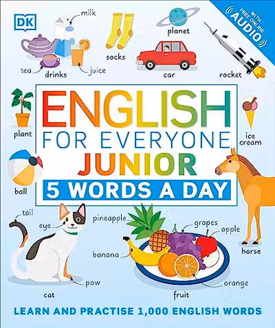 English for Everyone Junior: 5 Words a Day