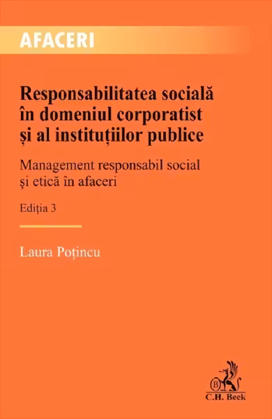 Responsabilitatea sociala in domeniul corporatist si al institutiilor publice