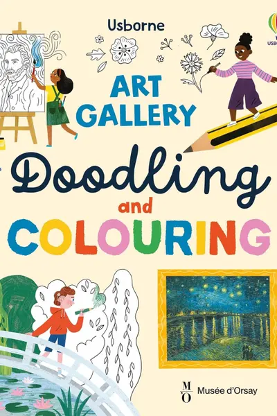 Art Gallery Doodling and Colouring