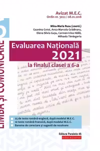 Evaluarea Nationala 2021 la finalul clasei a VI-a. Limba si comunicare