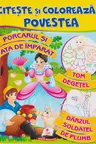 Citeste si coloreaza A4 Porcarul si fata de imparat